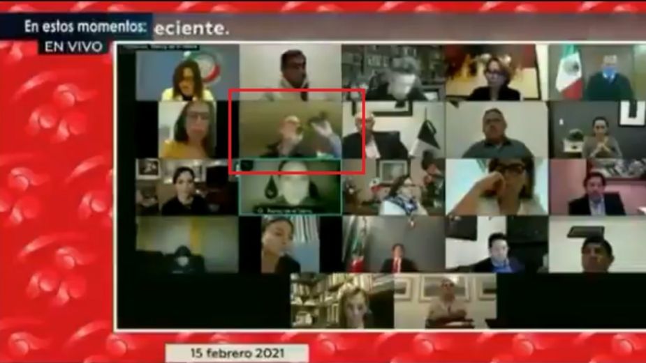 Señalan a Gustavo Madero de beber cerveza durante comparecencia del Congreso