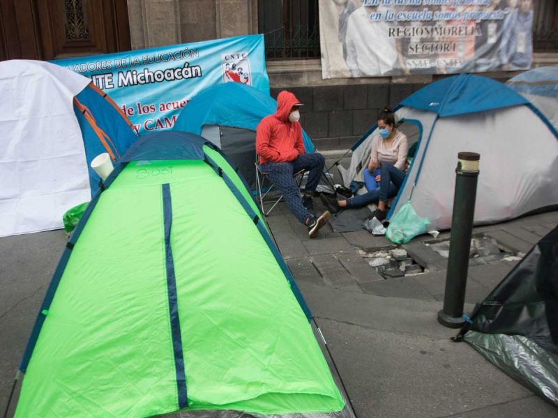 Maestros de la CNTE alistan movilizaciones en Michoacán