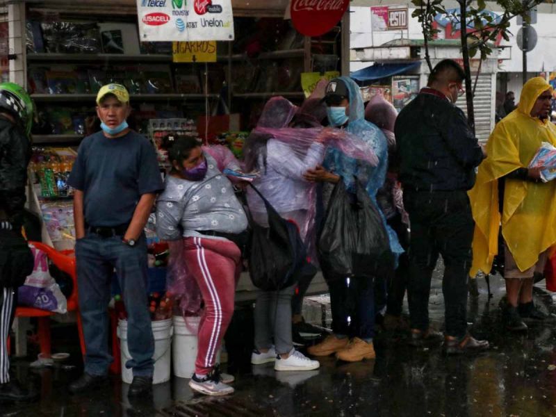 Se esperan lluvias en centro y sur del país; no salgas sin paraguas
