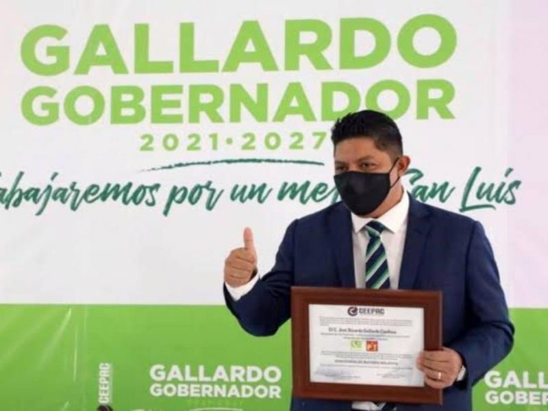 Tribunal Electoral valida triunfo de Ricardo Gallardo en elección de SLP