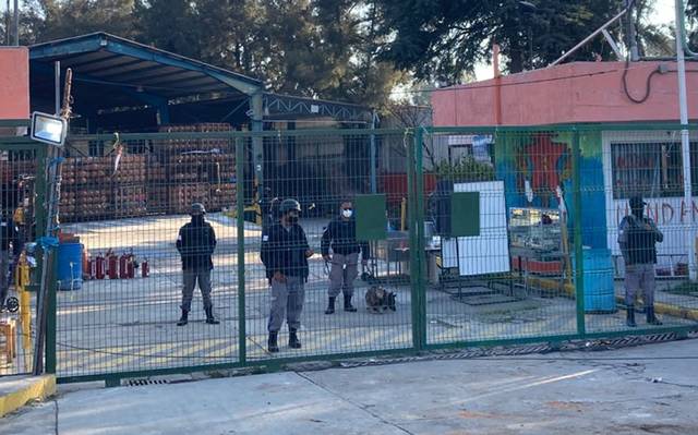 Desaloja Guardia Nacional plantón de Bonafont y recupera instalaciones