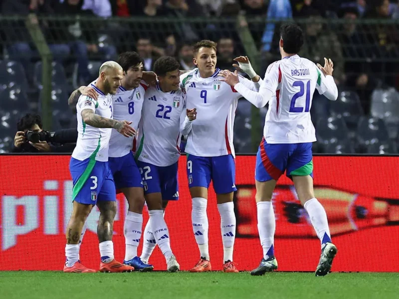 Italia supera a Bélgica y logra su pase a cuartos de Nations League
