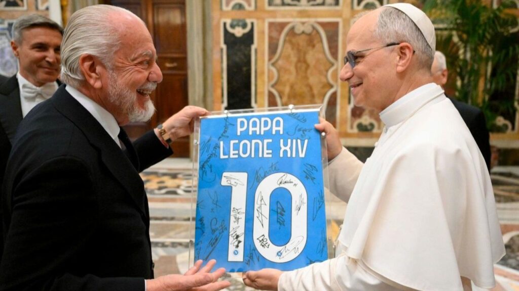 El papa León XIV recibió al Napoli: “Lo importante no es la hazaña, es haber sido equipo”