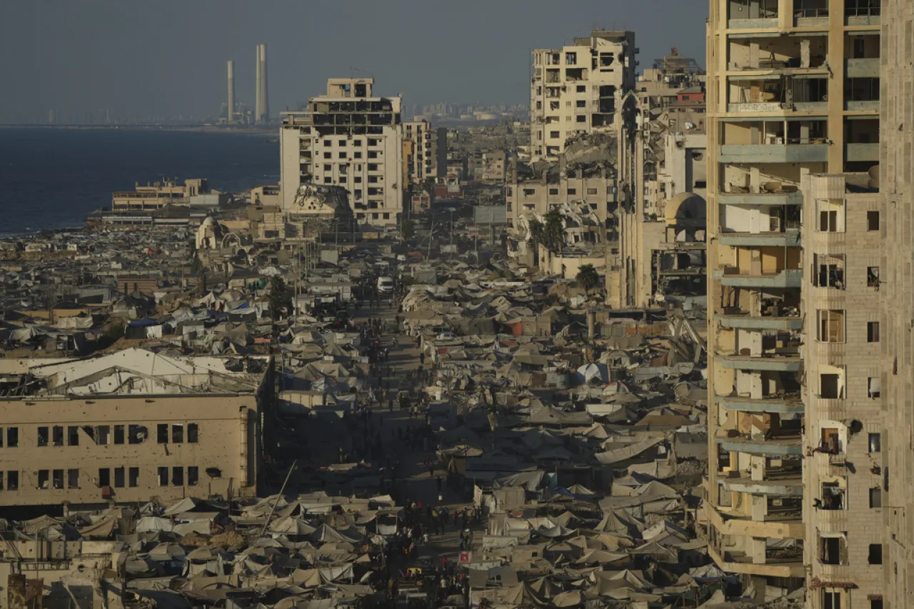 Palestinos en Ciudad de Gaza temen un desplazamiento permanente