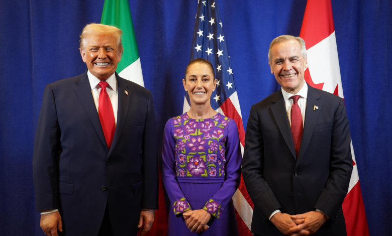 Trump habla sobre conversación con Sheinbaum y Carney