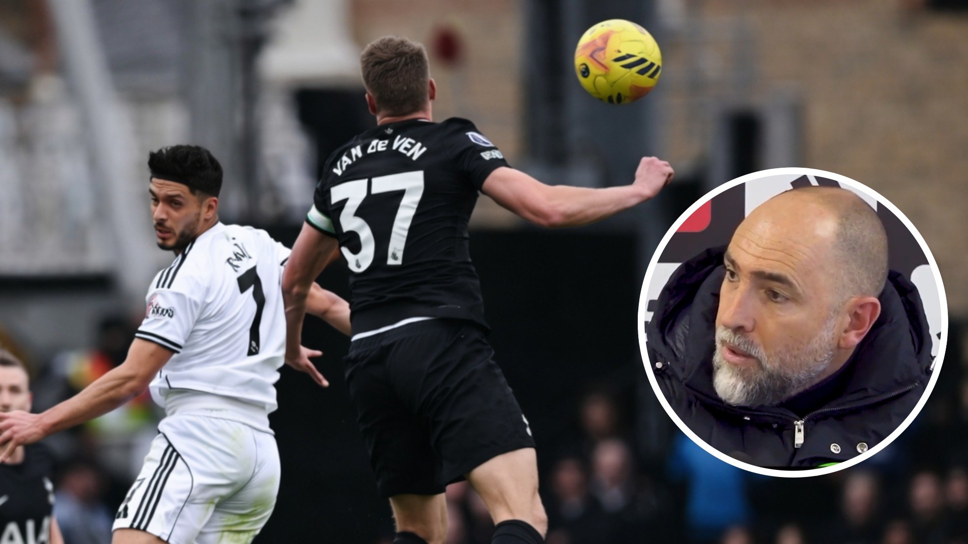 Raúl Jiménez, en el centro de la polémica: acusan al delantero de intentar engañar al árbitro en el Fulham-Tottenham